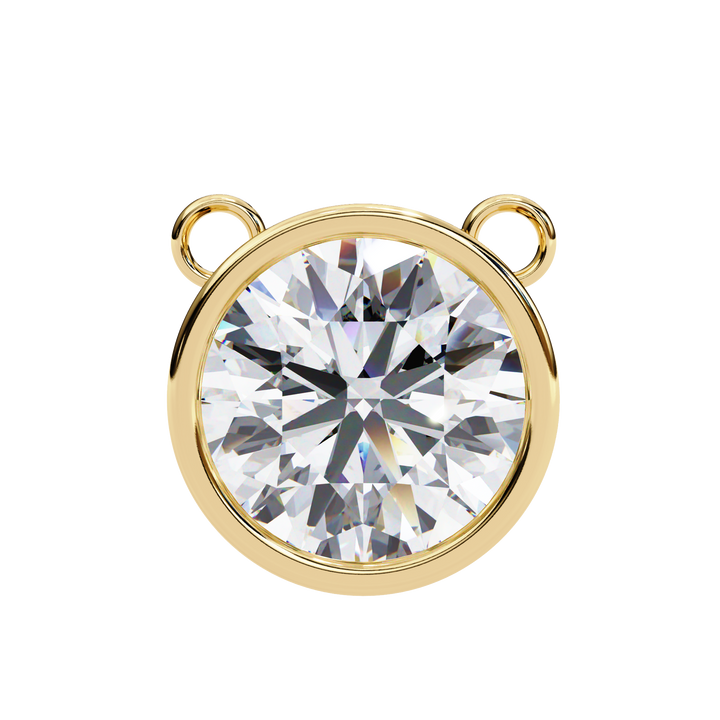 Bezel Round Diamond pendant