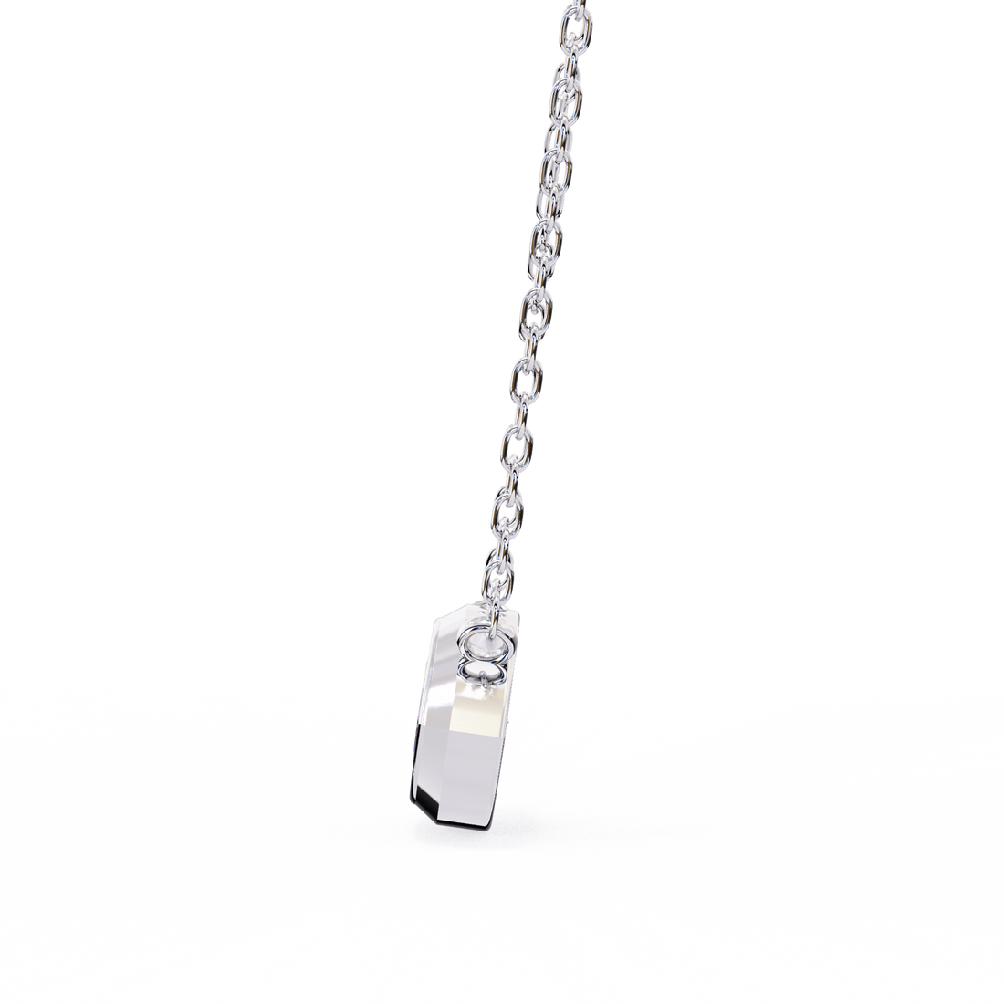 Bezel marquise Diamond pendant