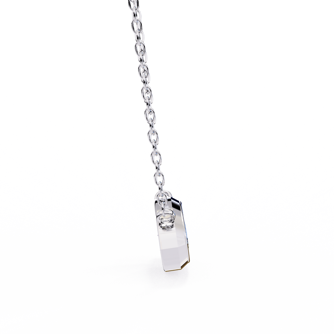 Bezel marquise Diamond pendant