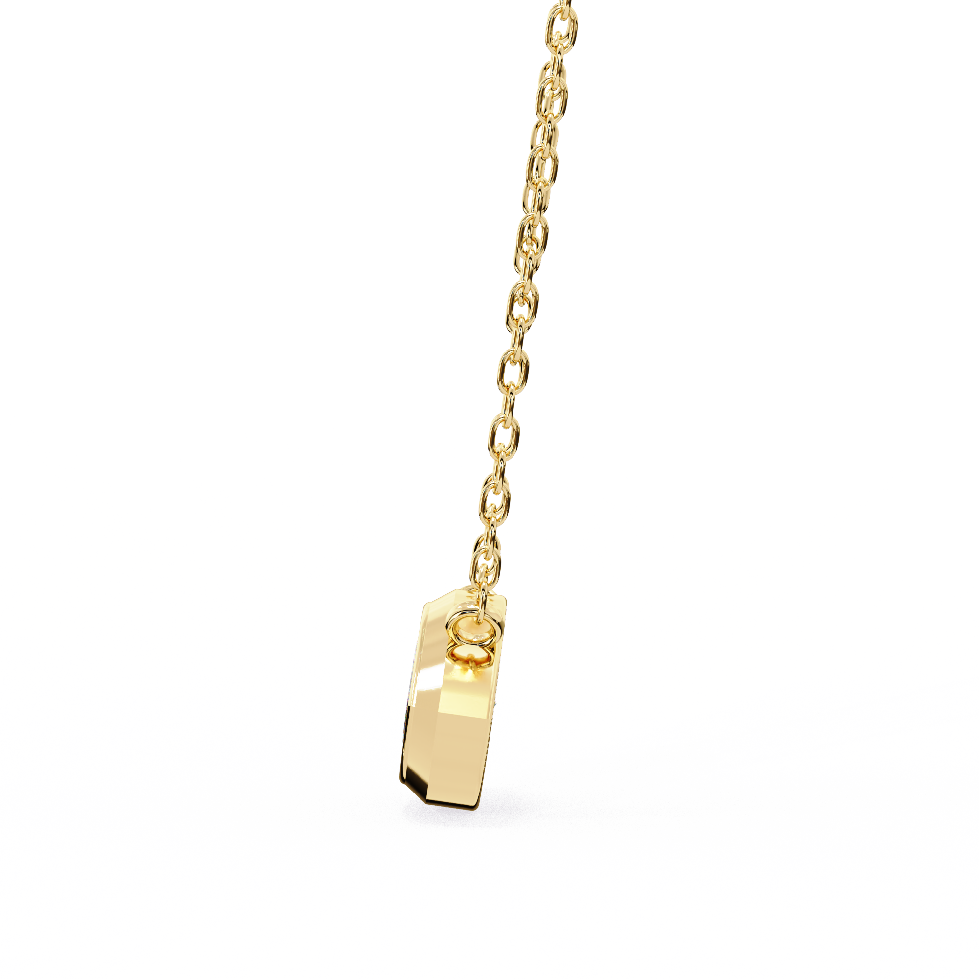 Bezel marquise Diamond pendant