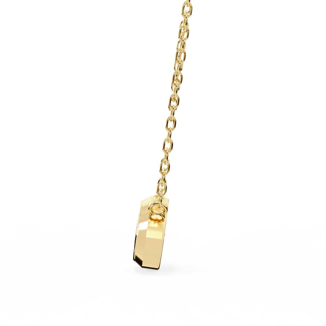 Bezel marquise Diamond pendant