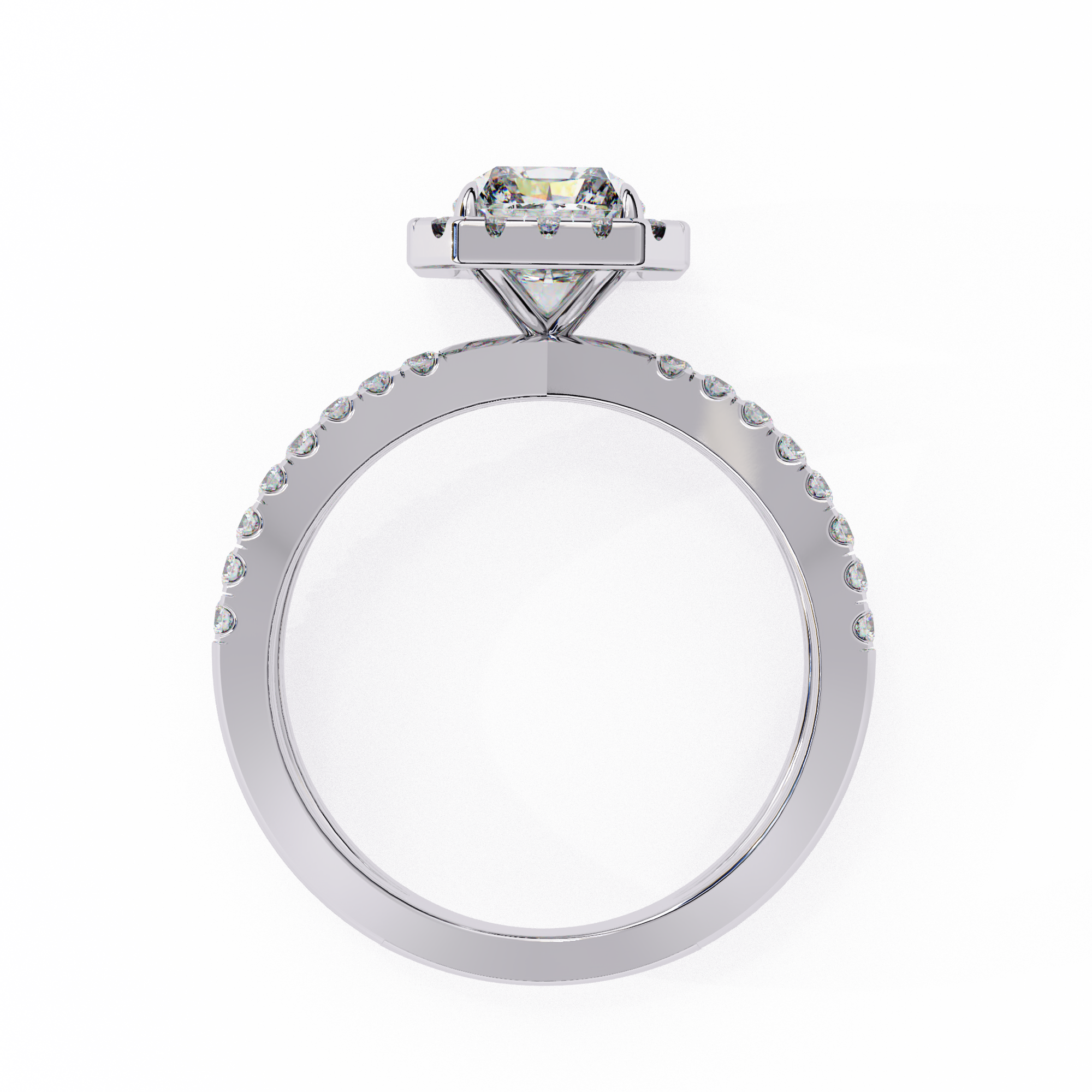 Bloom Belle Emerald Cut Diamond Ring11