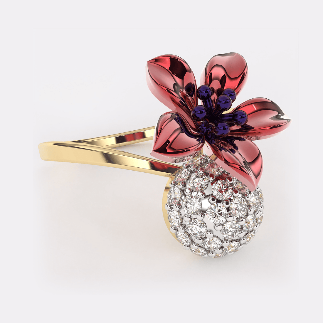 Blooming Elegance Diamond Ring