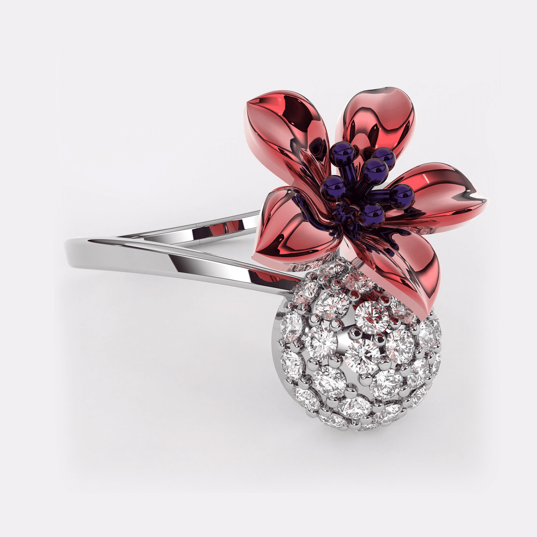 Blooming Elegance Diamond Ring