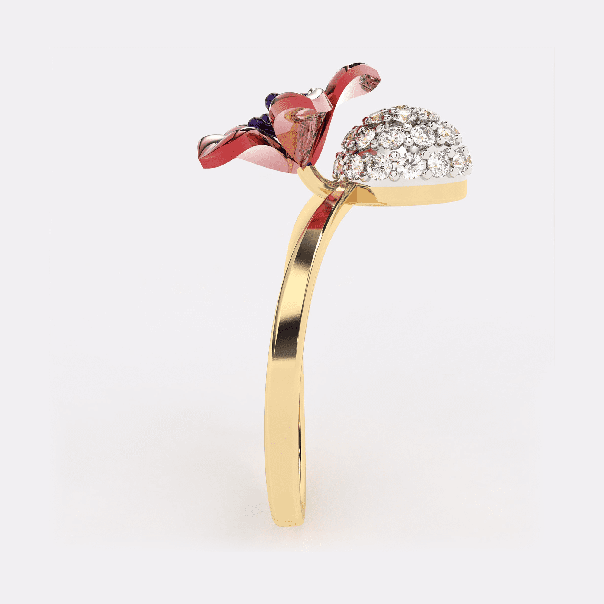 Blooming Elegance Diamond Ring