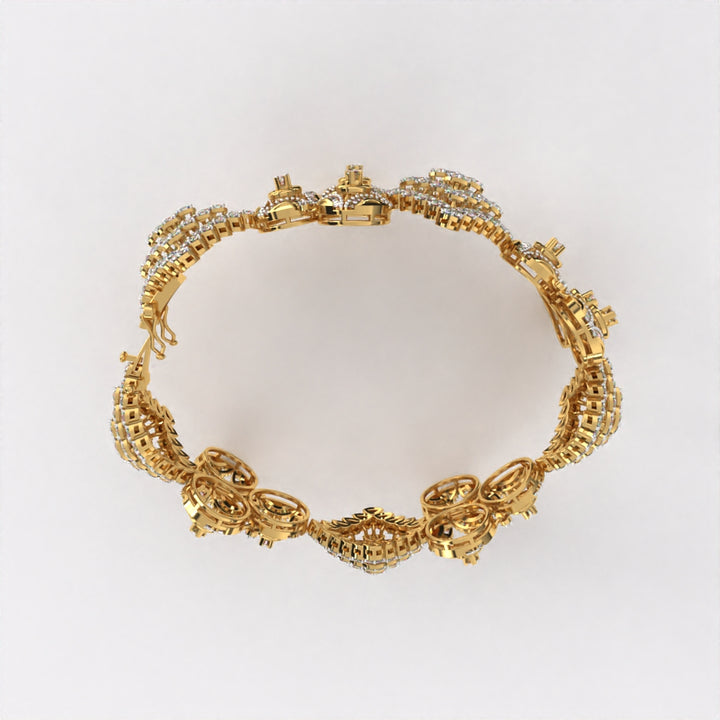 Blossom Cluster Diamond Bracelet