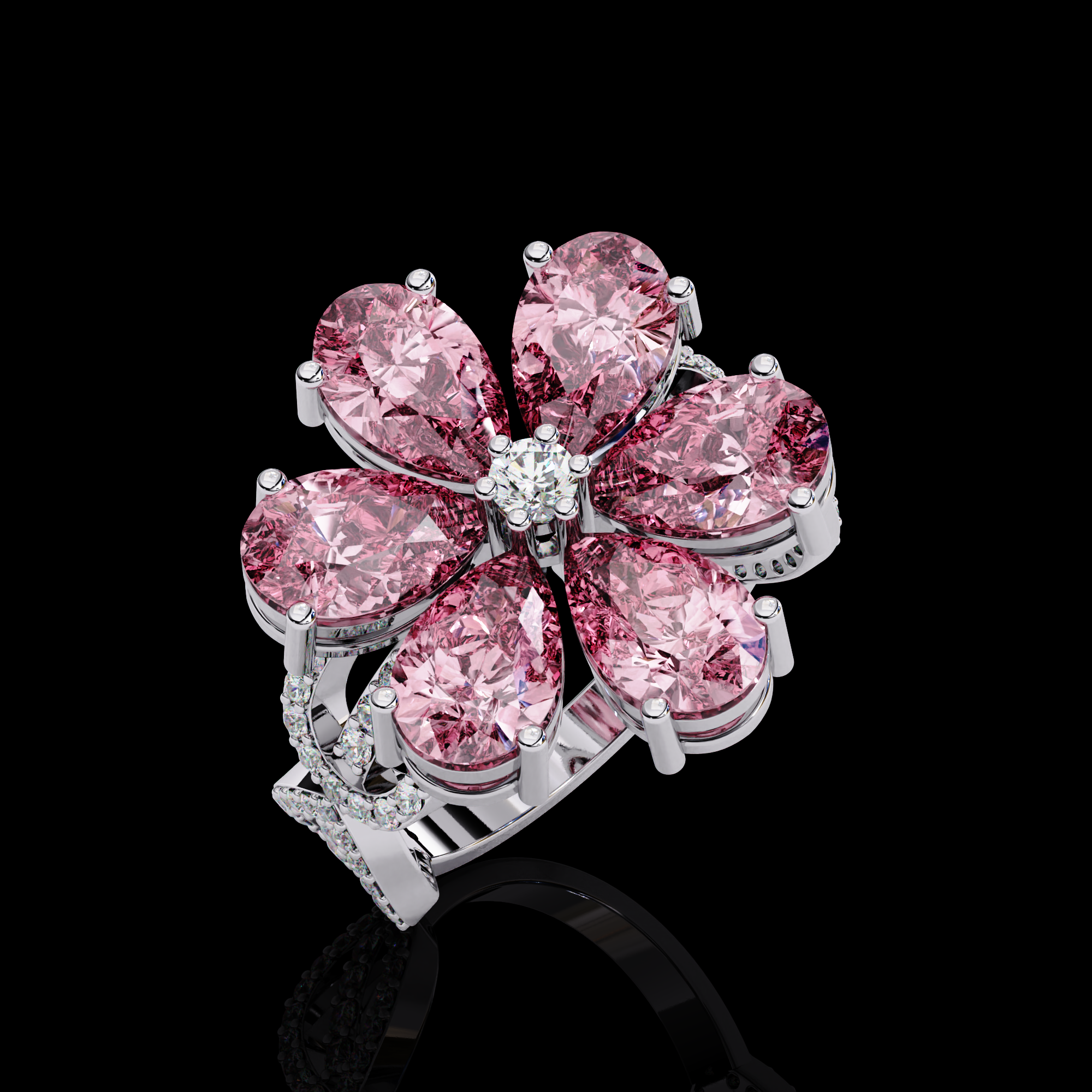 Blossom Pink Diamond Ring13