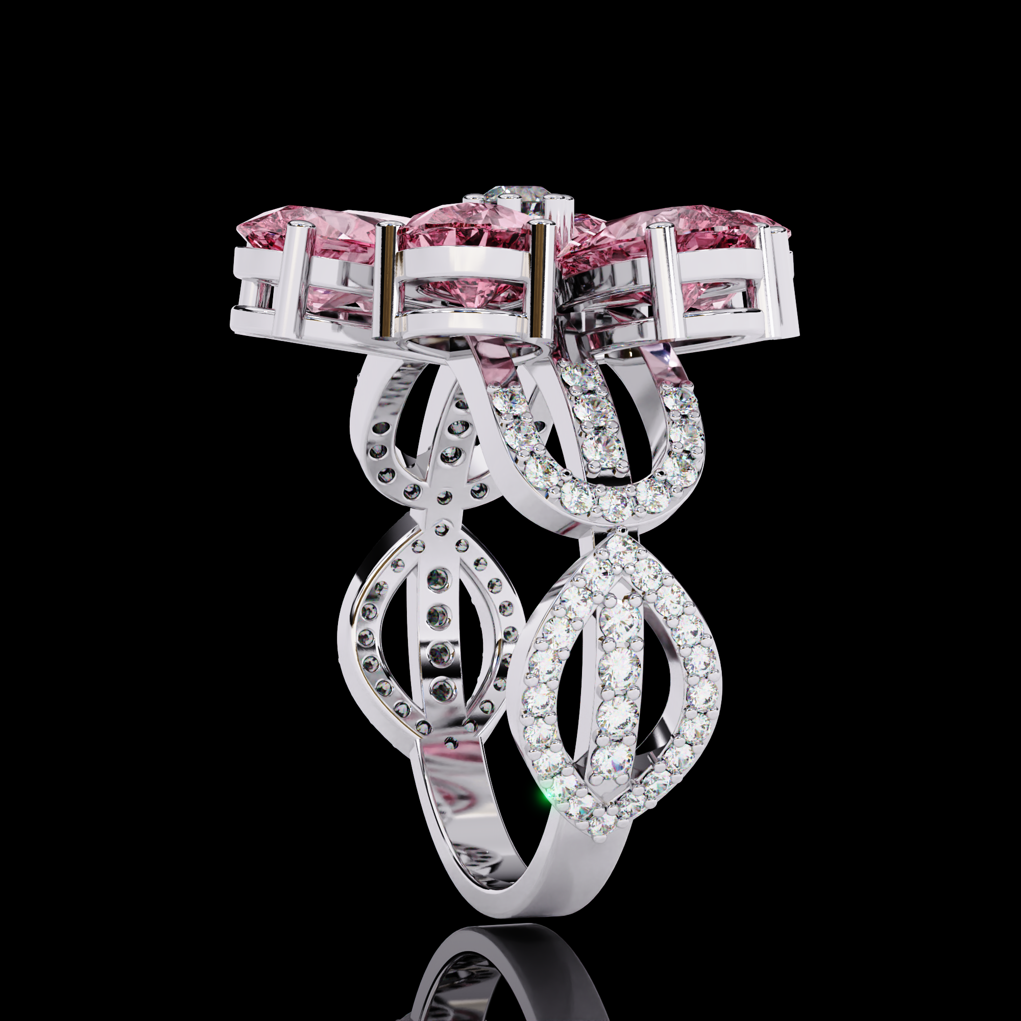 Blossom Pink Diamond Ring14
