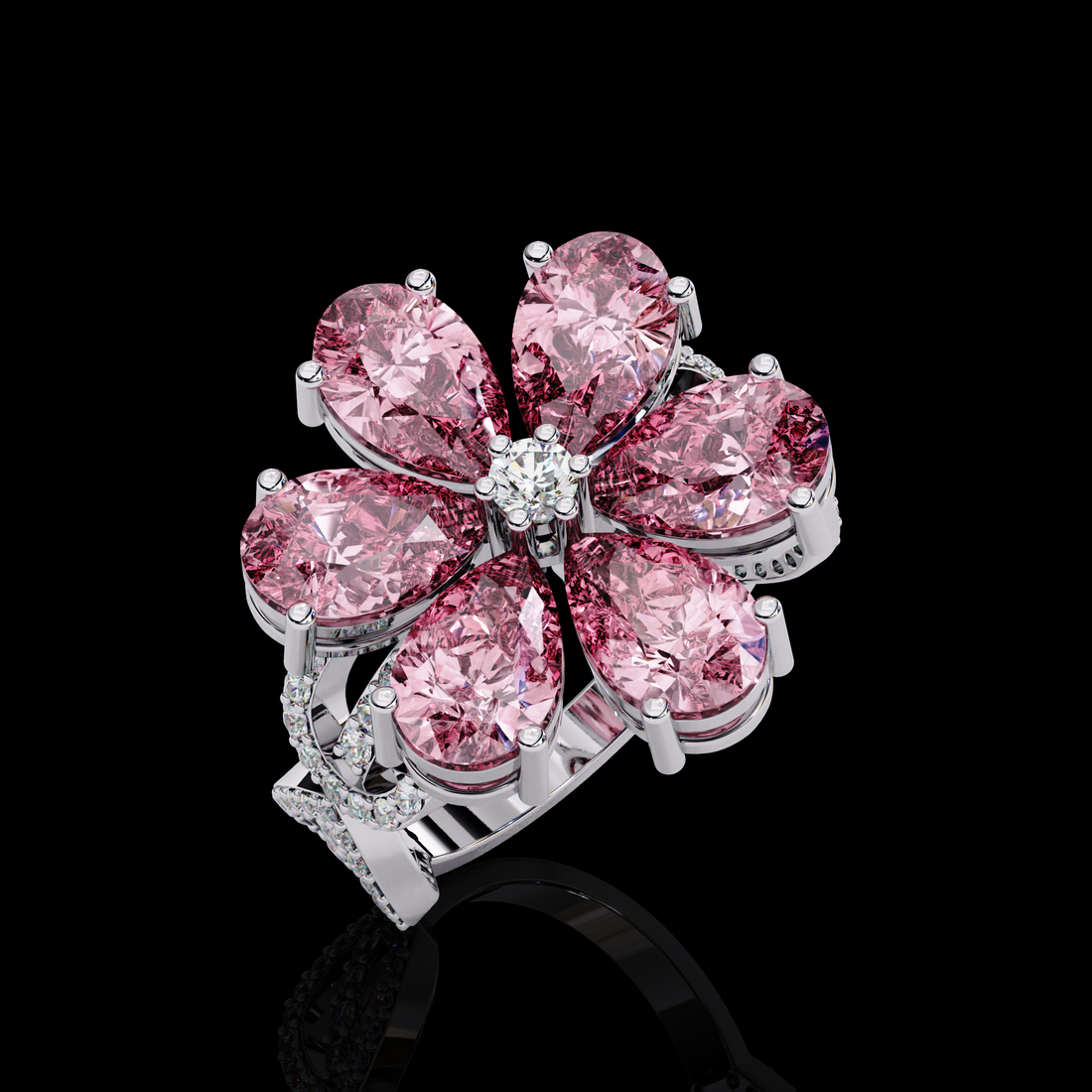 Blossom Pink Diamond Ring15