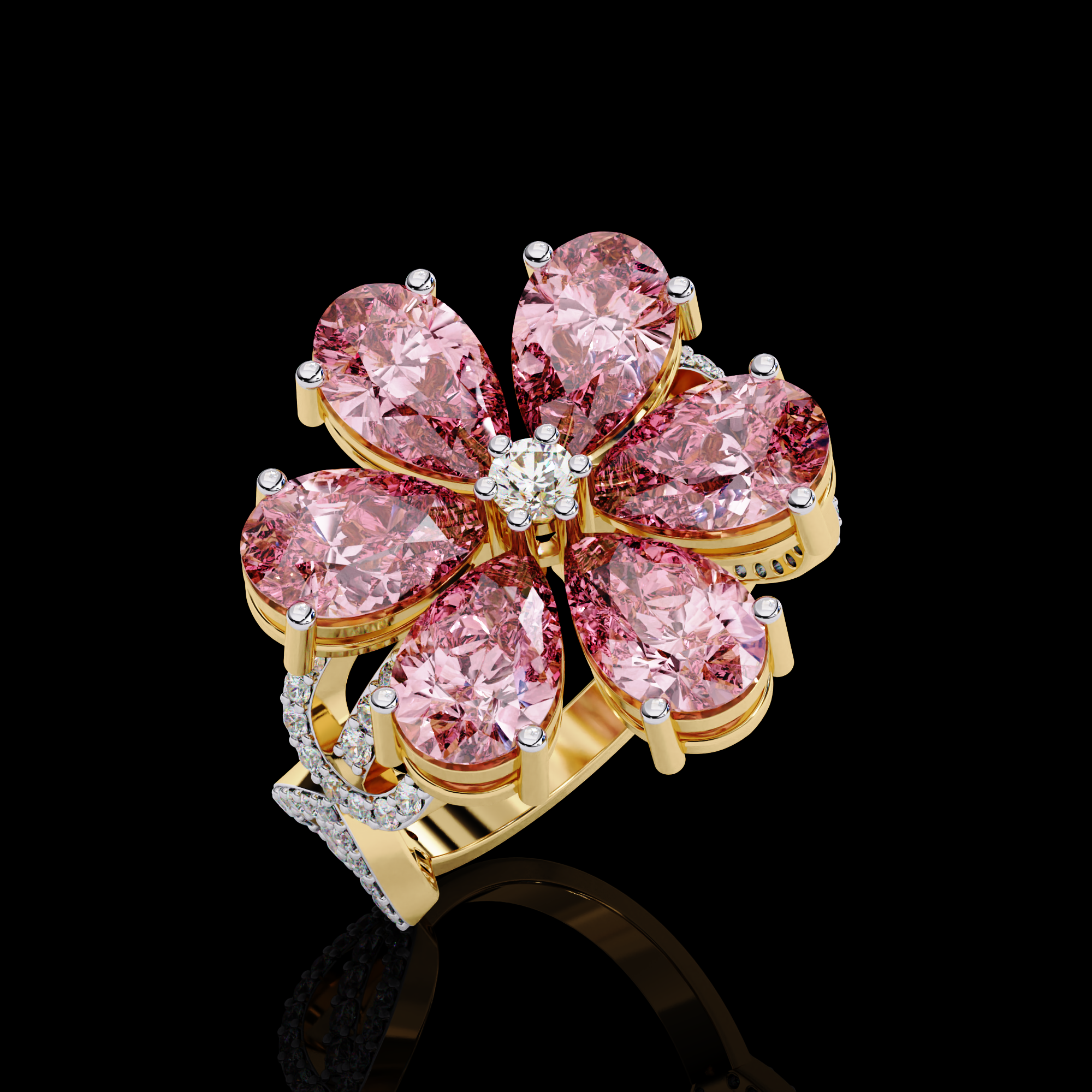 Blossom Pink Diamond Ring3
