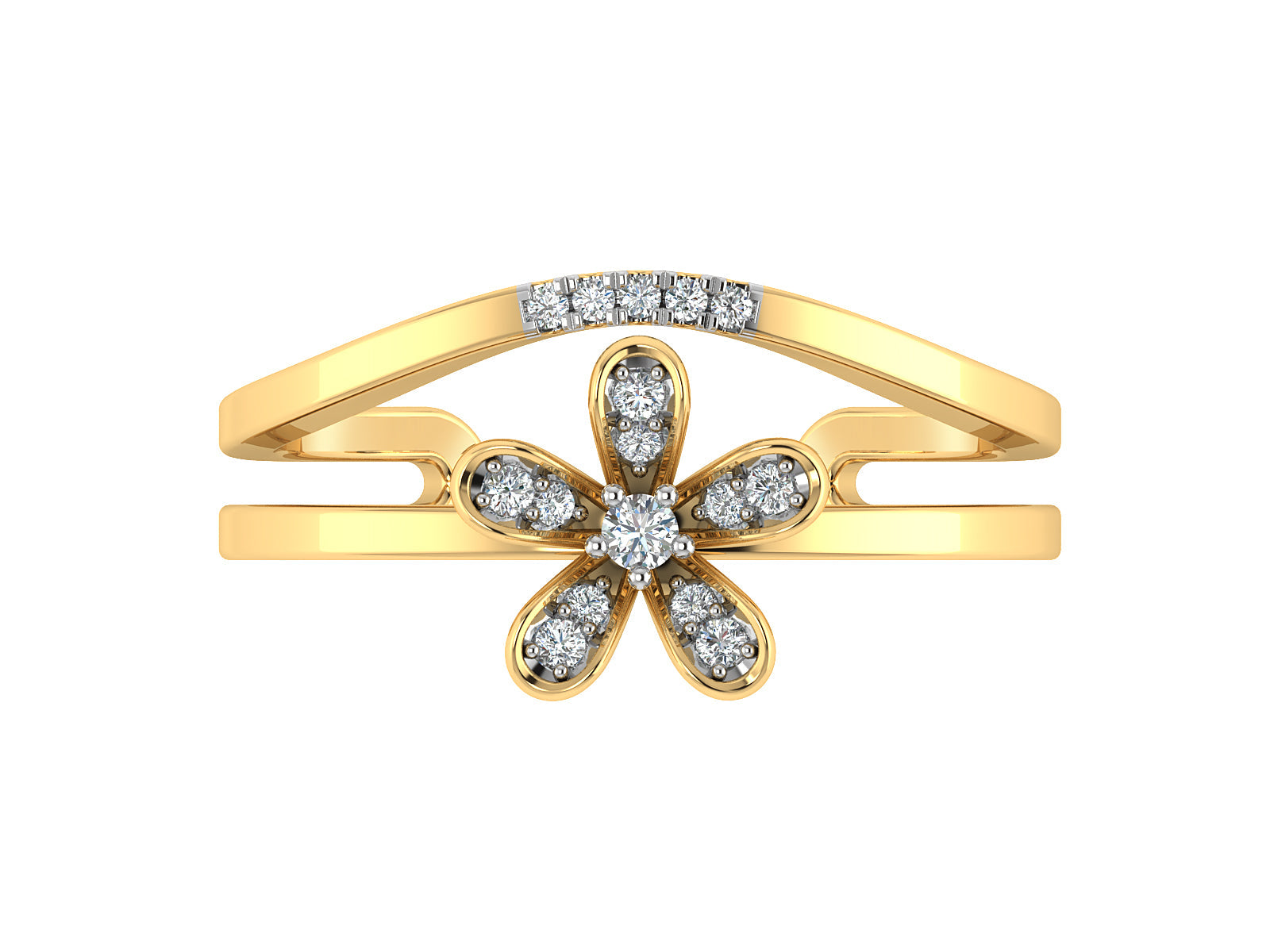 Blossom petals Diamond Ring