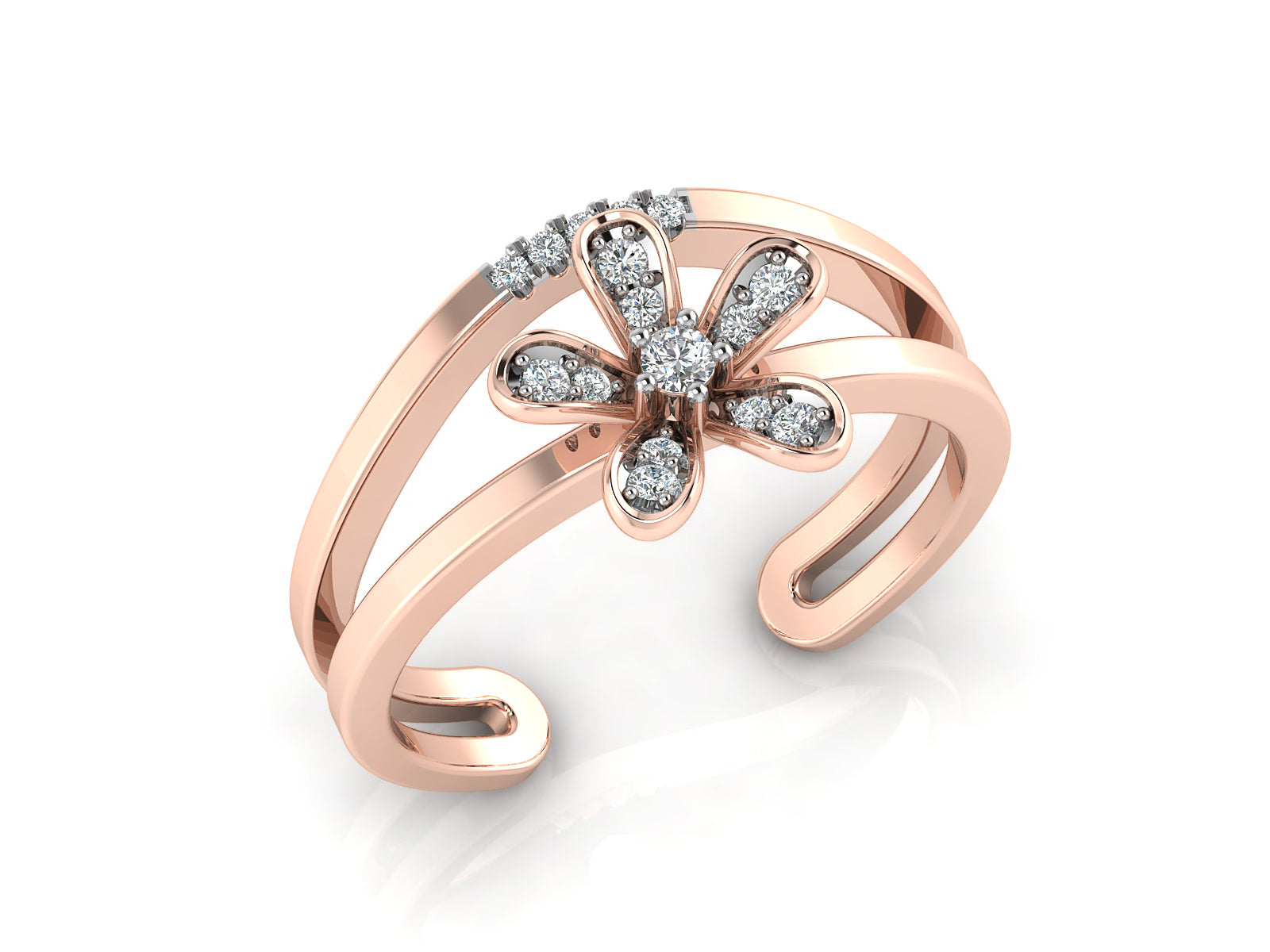 Blossom petals Diamond Ring 5