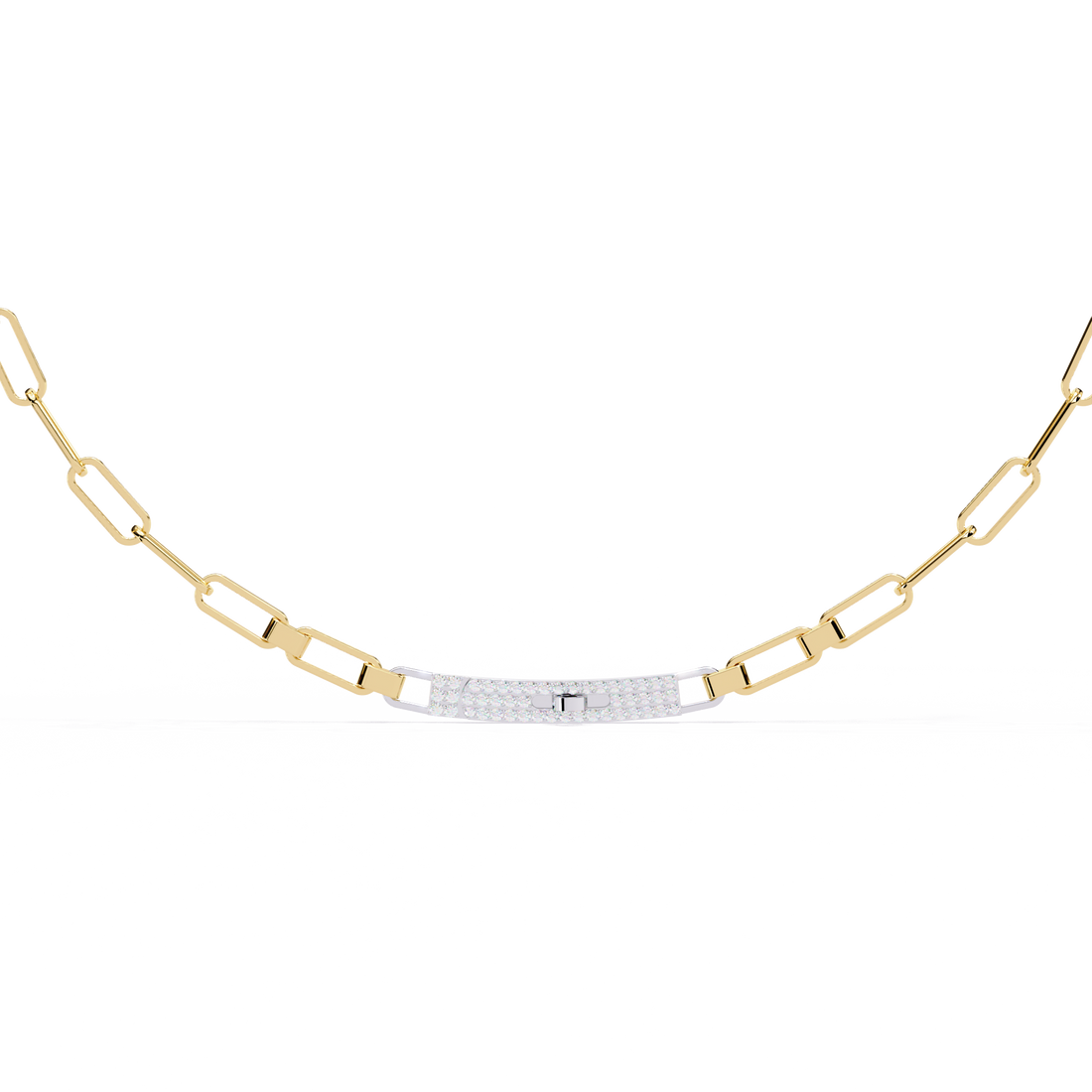 Bold Modern Lab Diamond Necklace