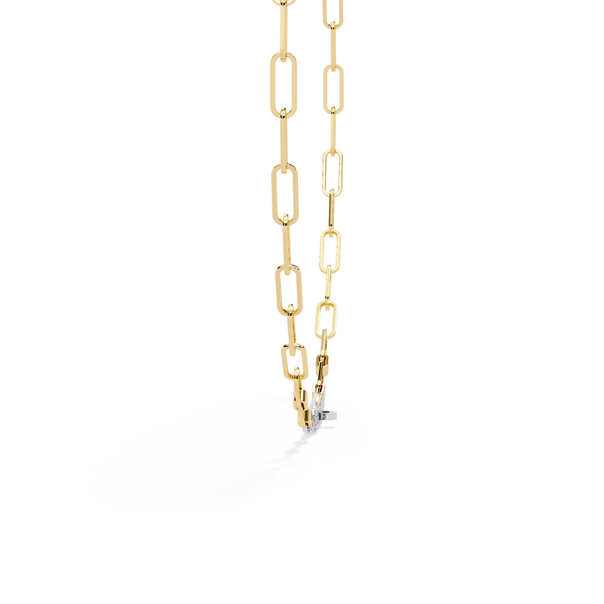 Bold Modern Lab Diamond Necklace