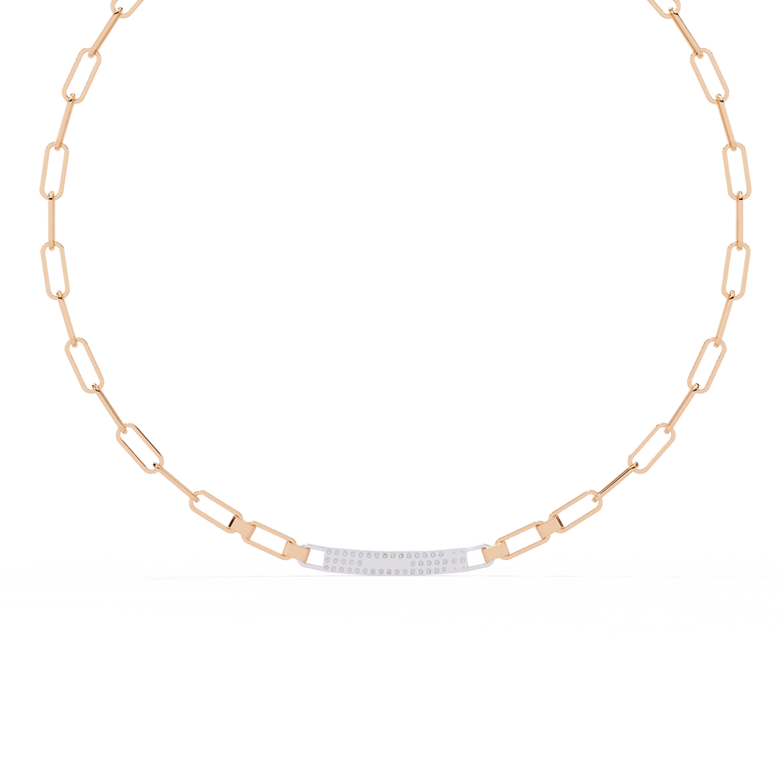 Bold Modern Lab Diamond Necklace