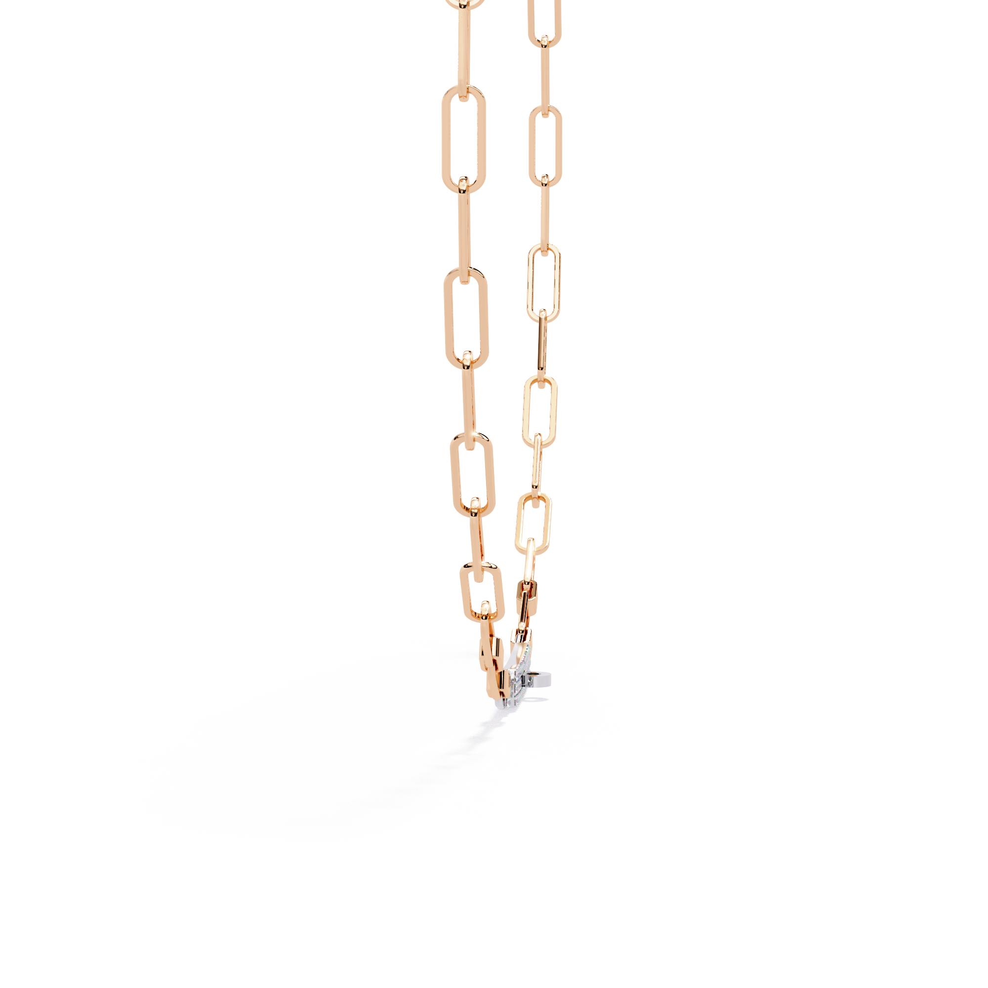 Bold Modern Lab Diamond Necklace