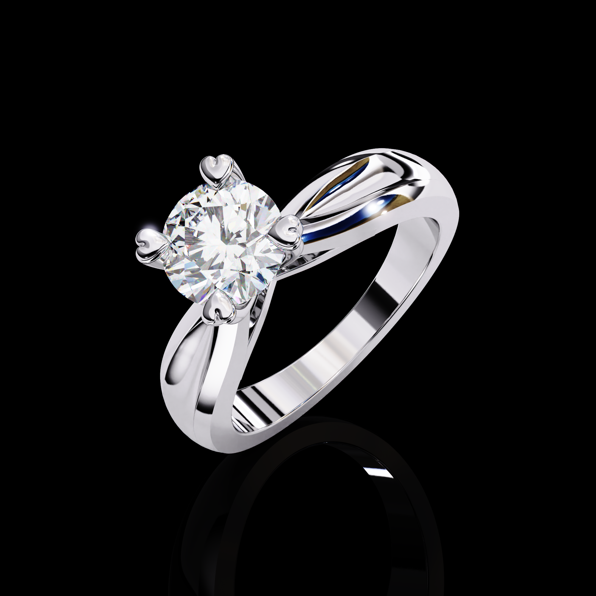 Boldness Solitaire Diamond Ring12