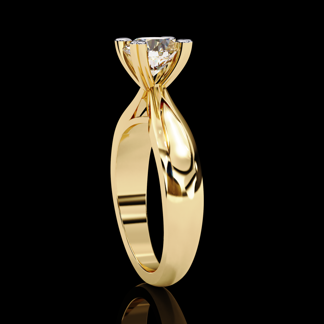 Boldness Solitaire Diamond Ring4