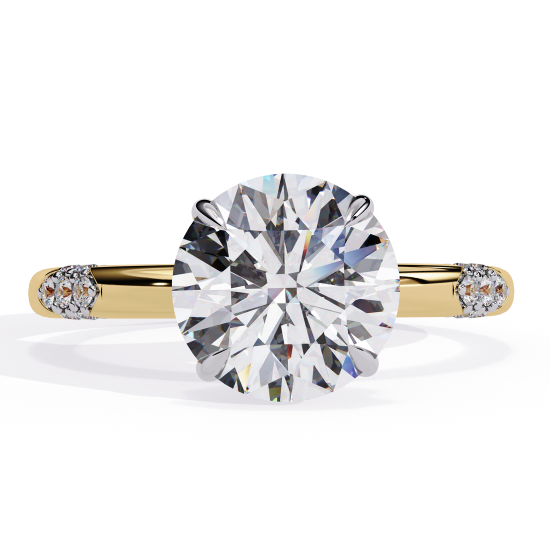 Brilliant Halo Cluster Diamond Ring