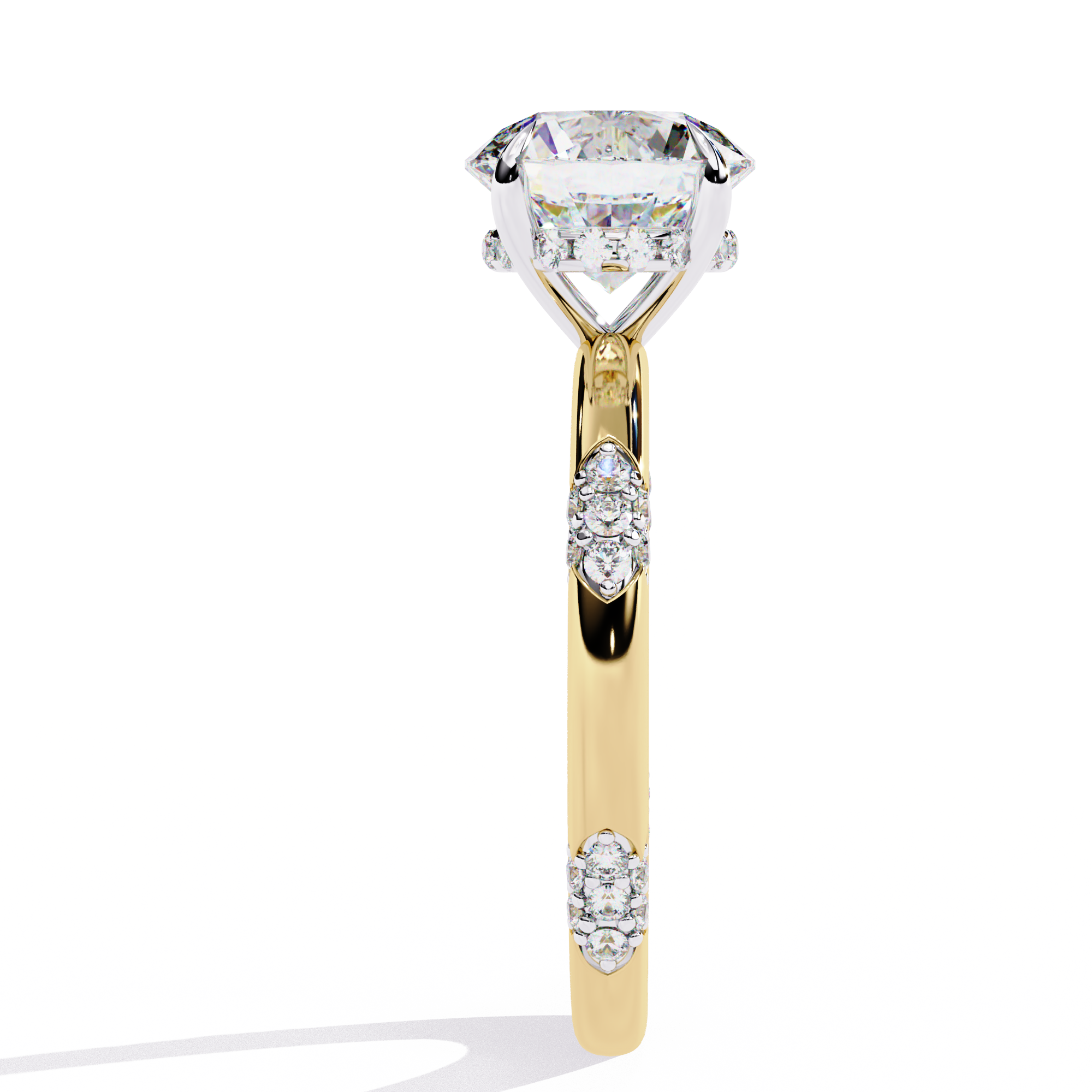 Brilliant Halo Cluster Diamond Ring 3