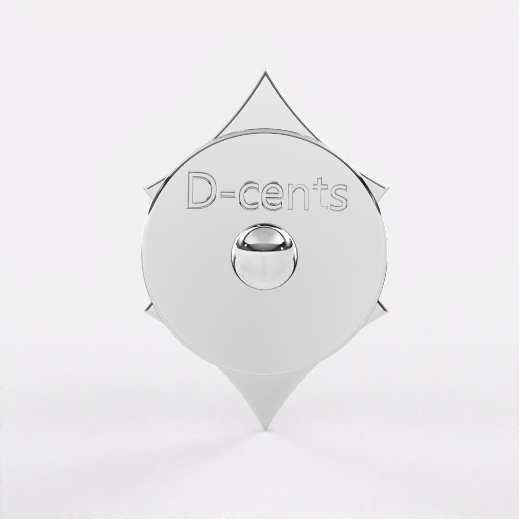 Bubble Charms Diamond Stud Earrings In 925 Silver