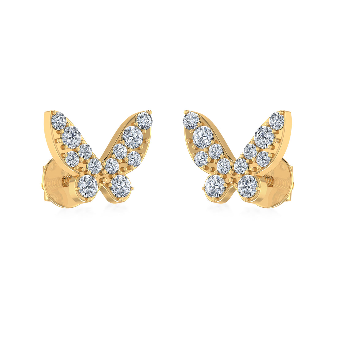 Butterfly Diamond Style Lab Grown Diamond Earrings