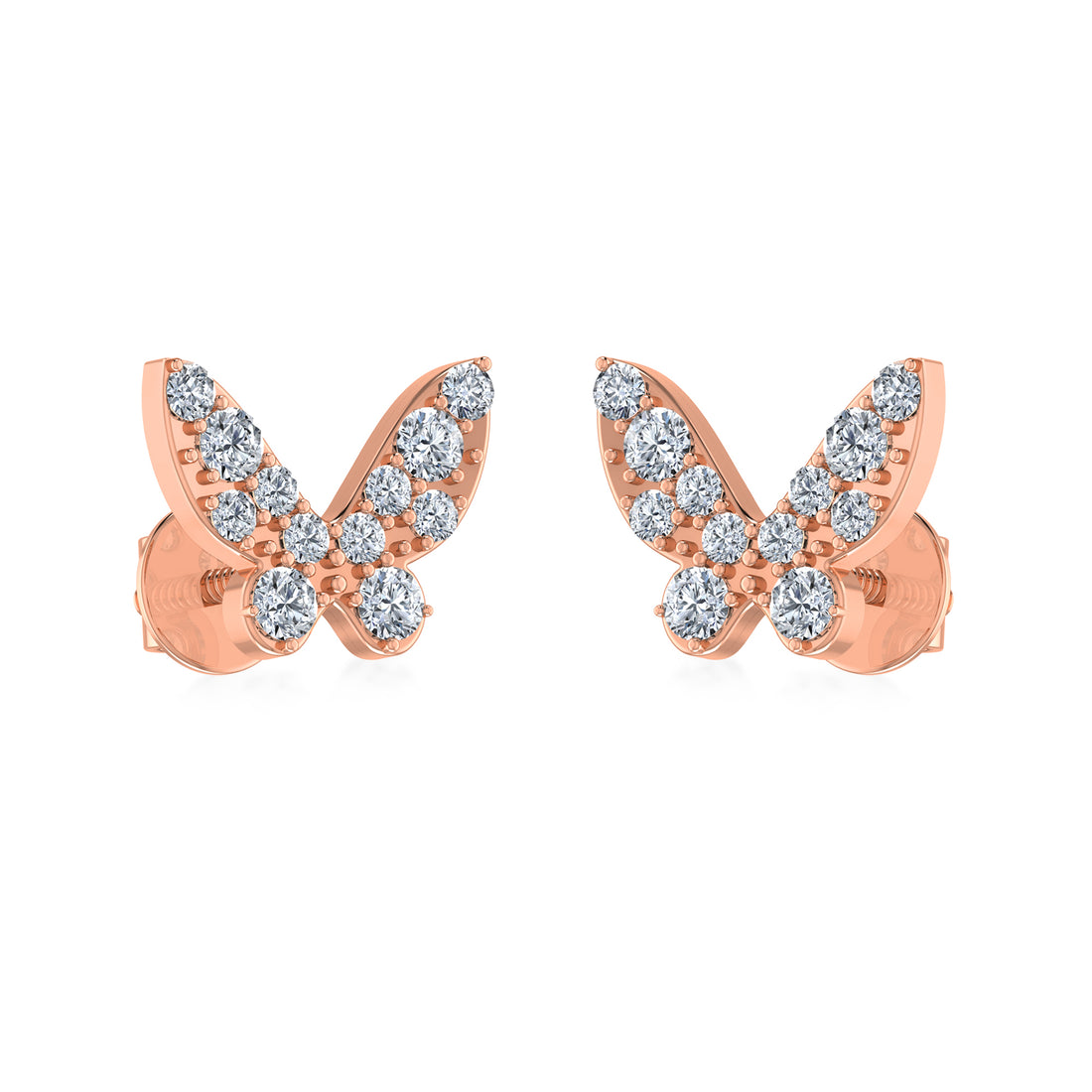 Butterfly Diamond Style Lab Grown Diamond Earrings