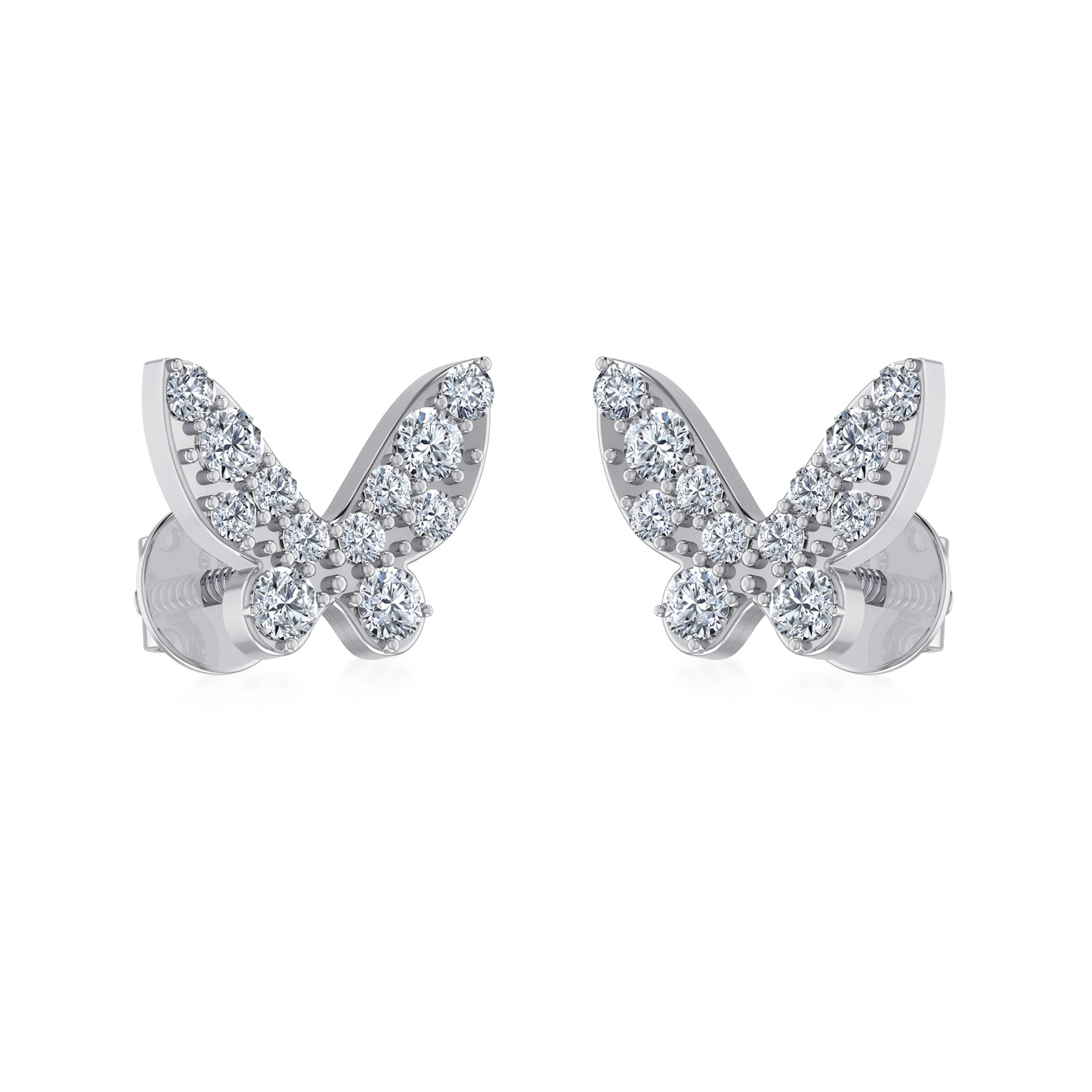 Butterfly Diamond Style Lab Grown Diamond Earrings