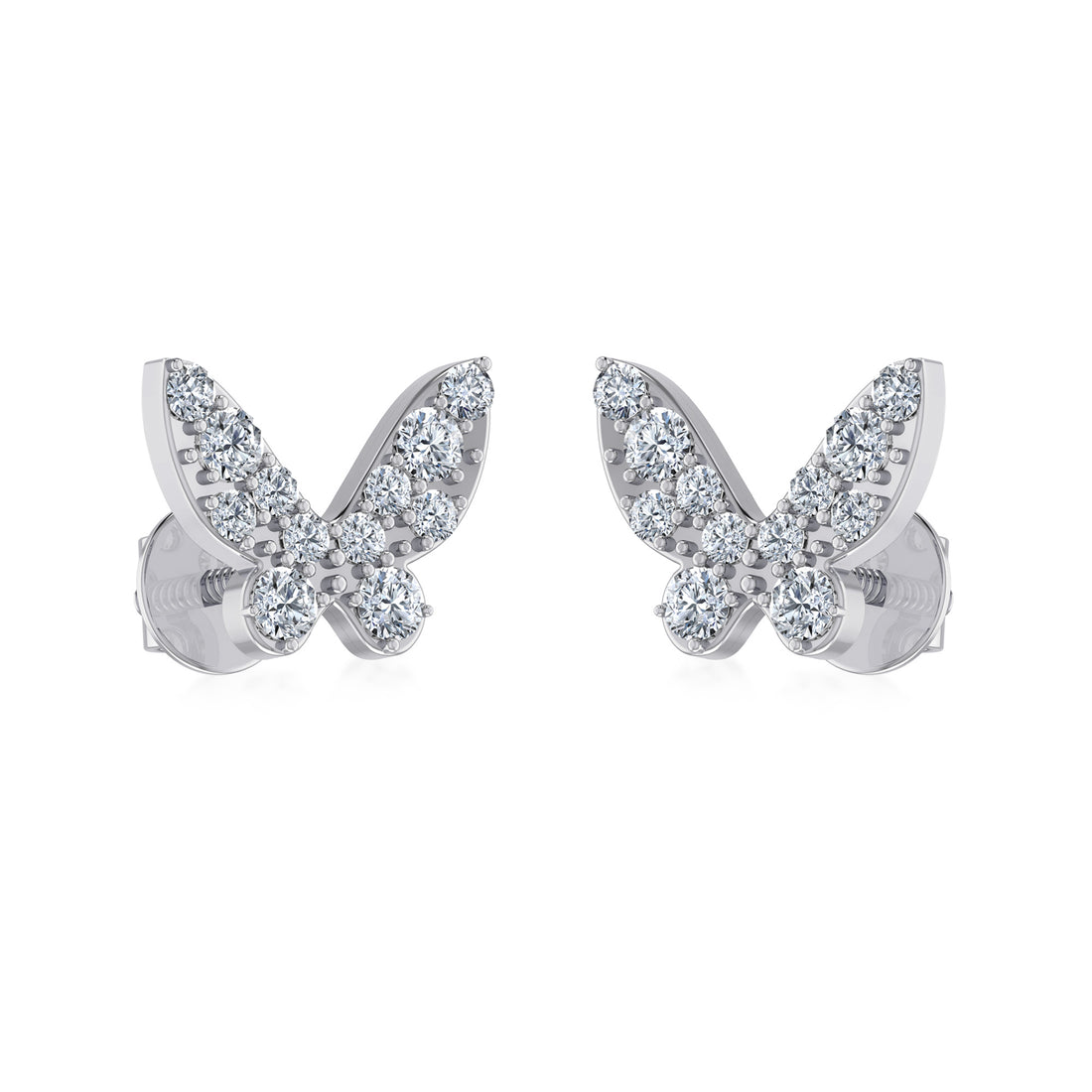 Butterfly Diamond Style Lab Grown Diamond Earrings