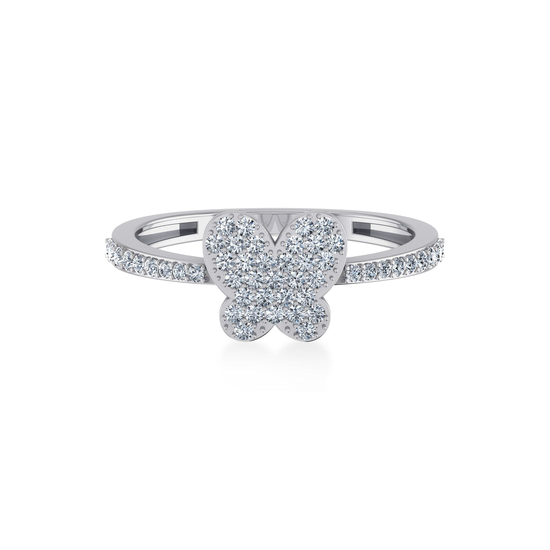 Butterfly Shape Lab-Grown Diamond Ring7