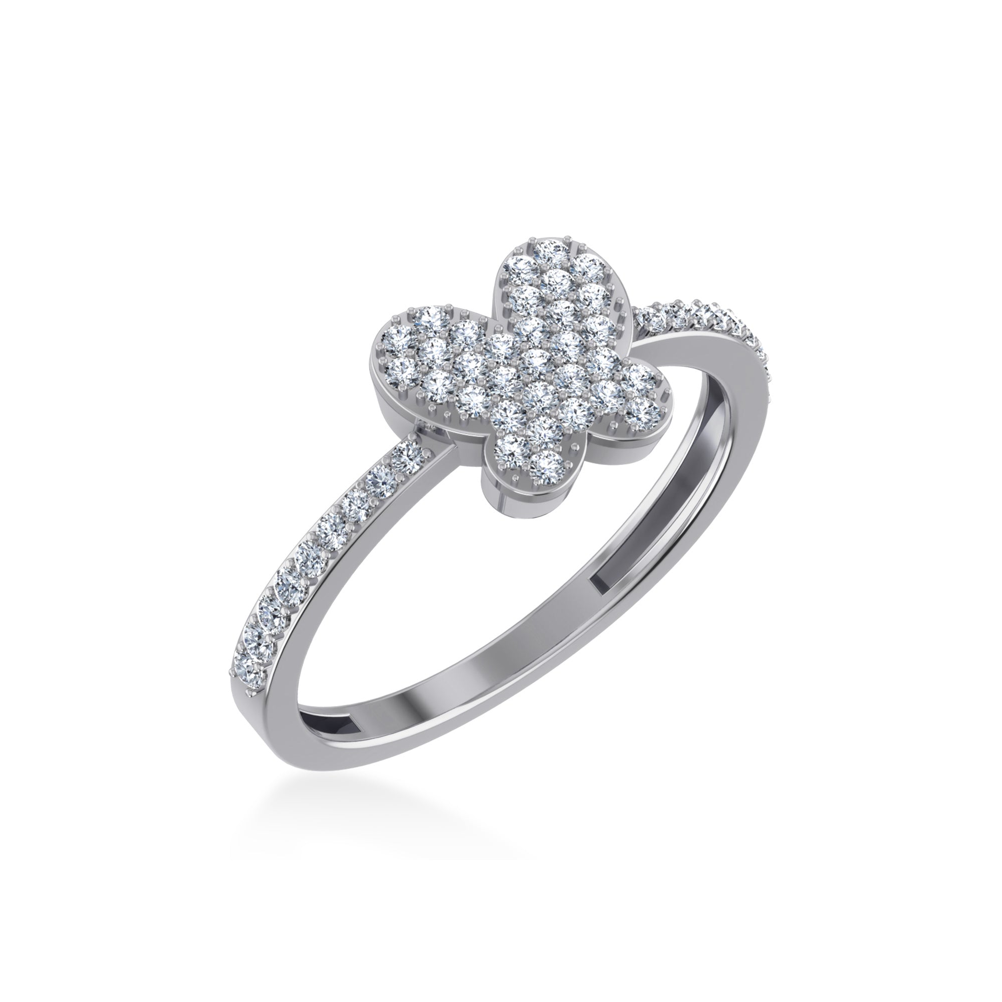 Butterfly Shape Lab-Grown Diamond Ring8