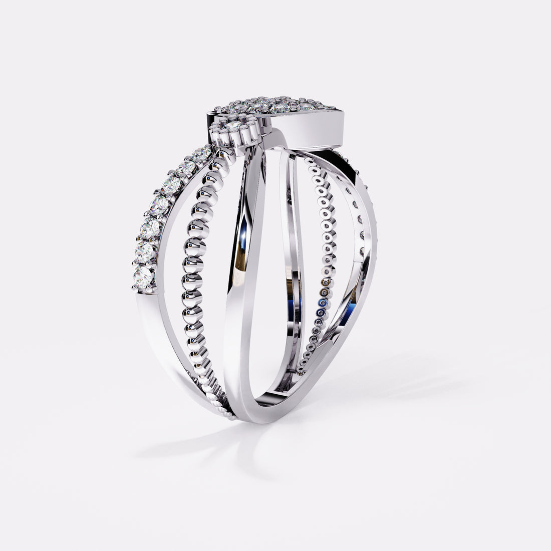 Trinity Magnificence Diamond Ring