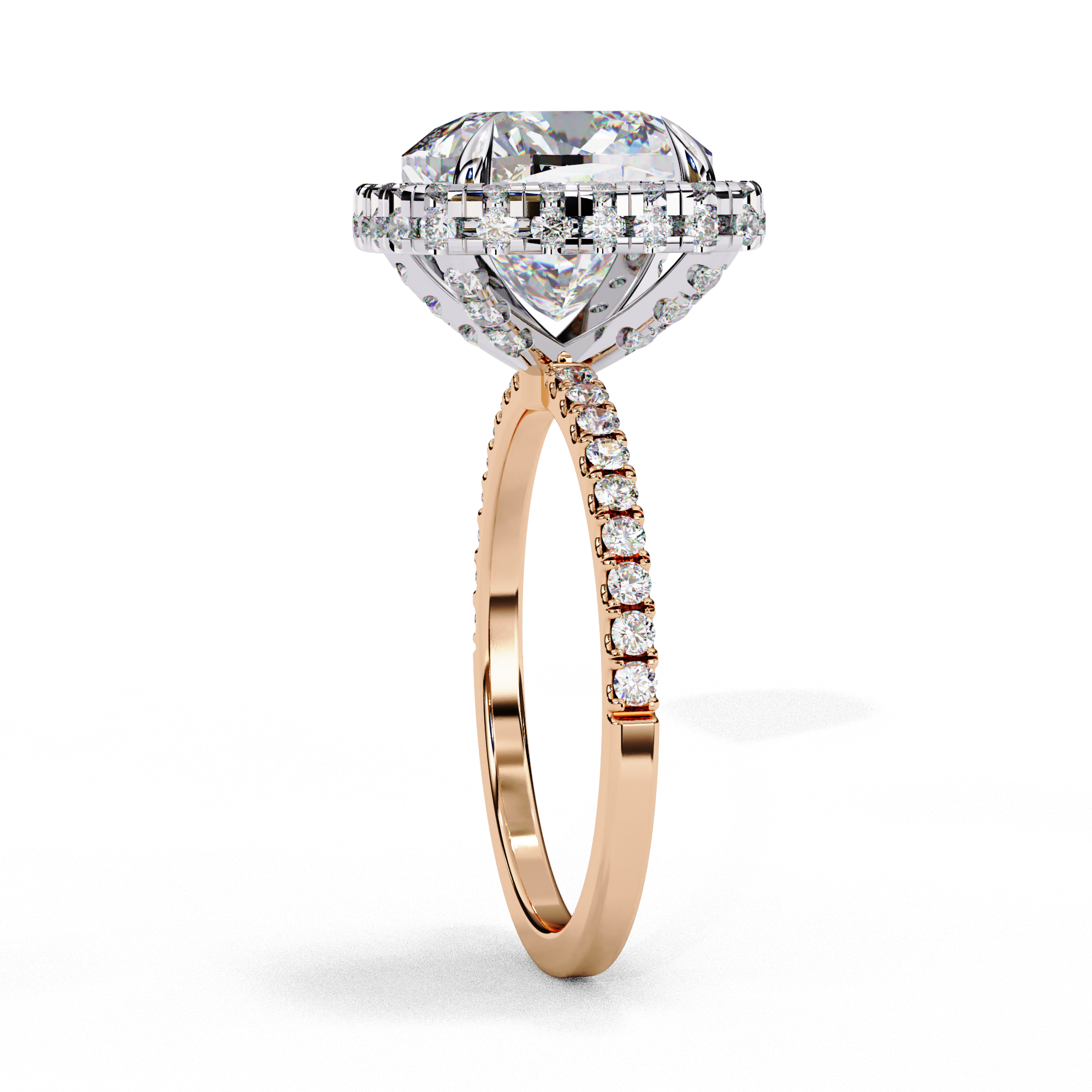 Simplistic Choice Cushion Diamond Ring