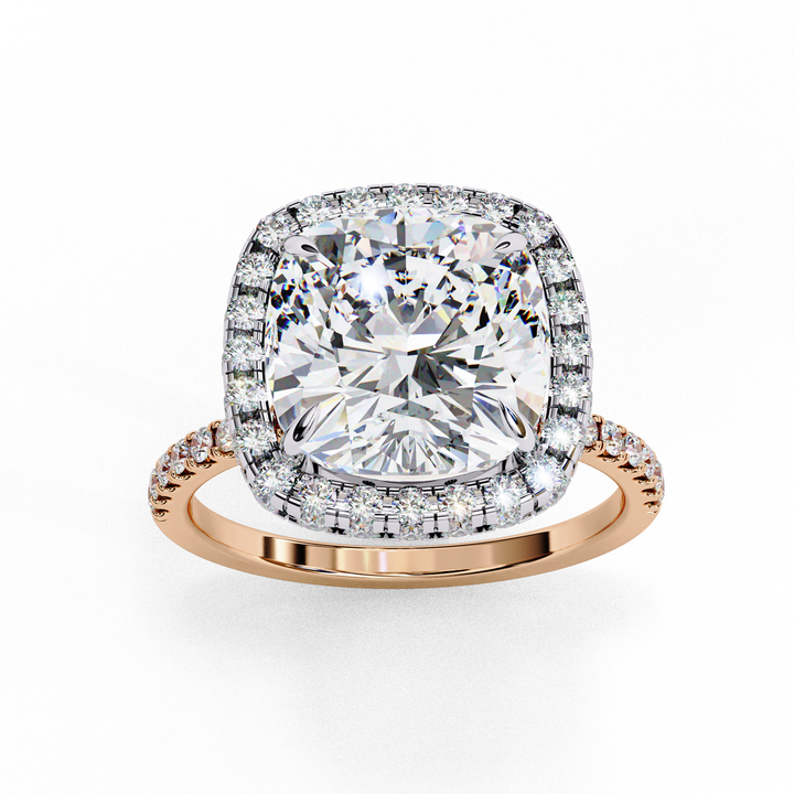 Simplistic Choice Cushion Diamond Ring