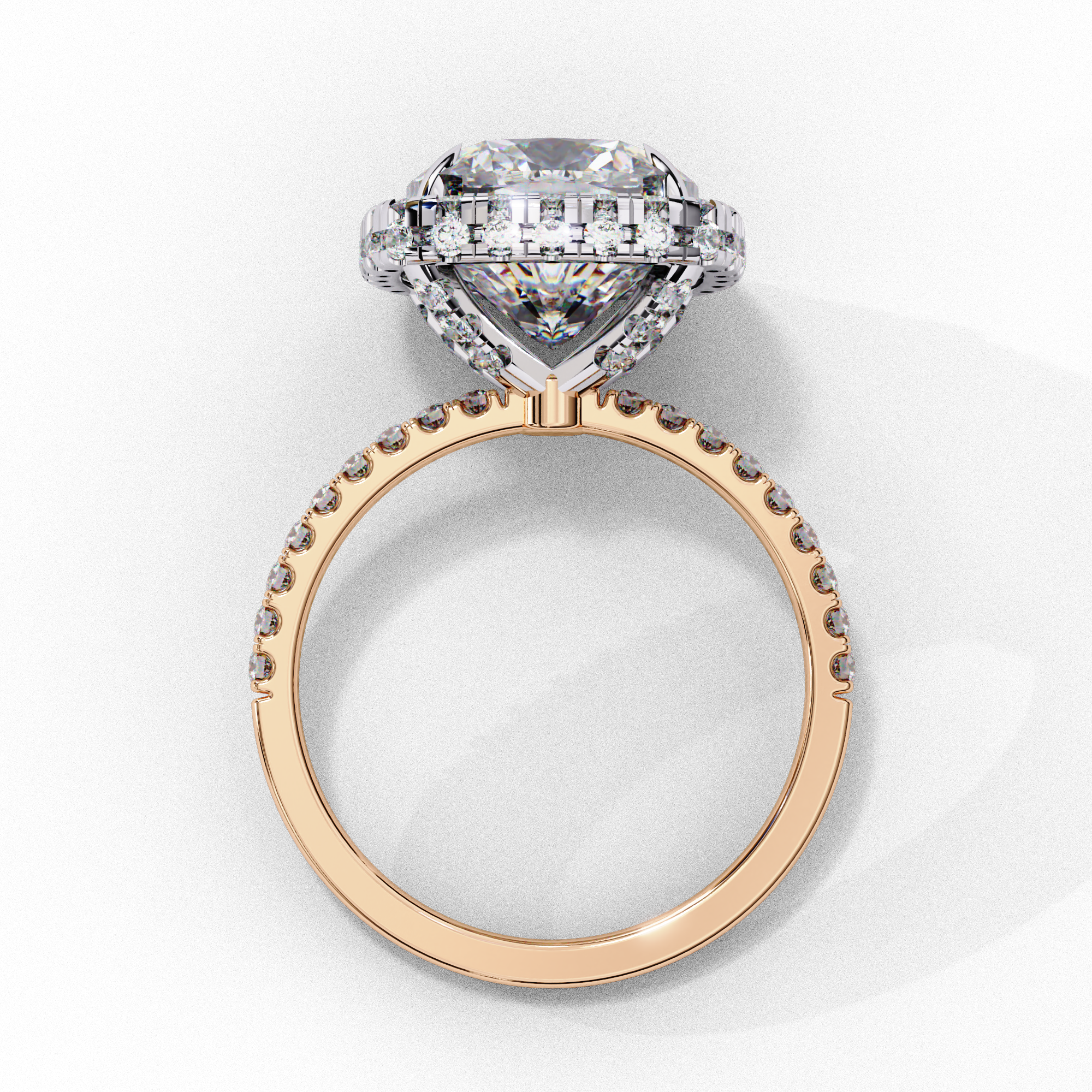 Simplistic Choice Cushion Diamond Ring