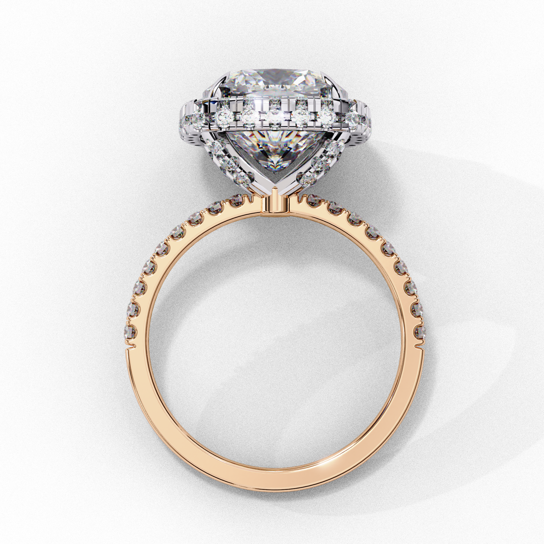 Simplistic Choice Cushion Diamond Ring