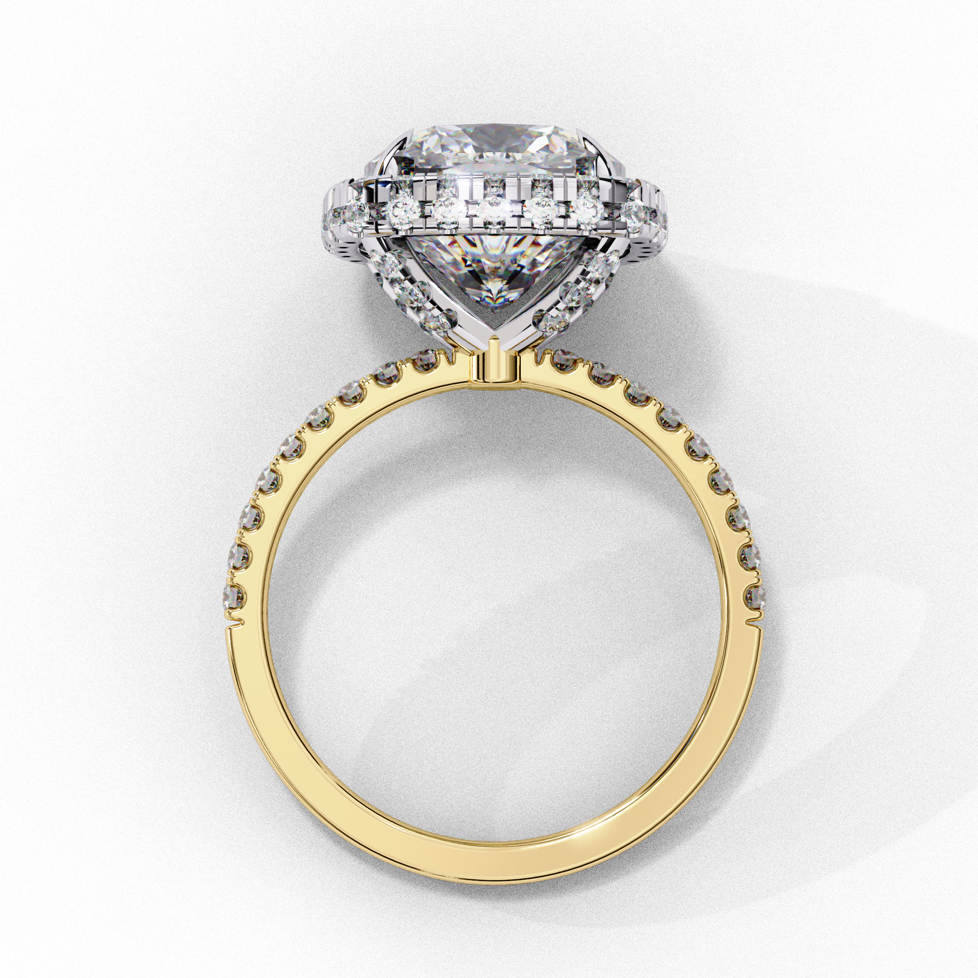 Simplistic Choice Cushion Diamond Ring