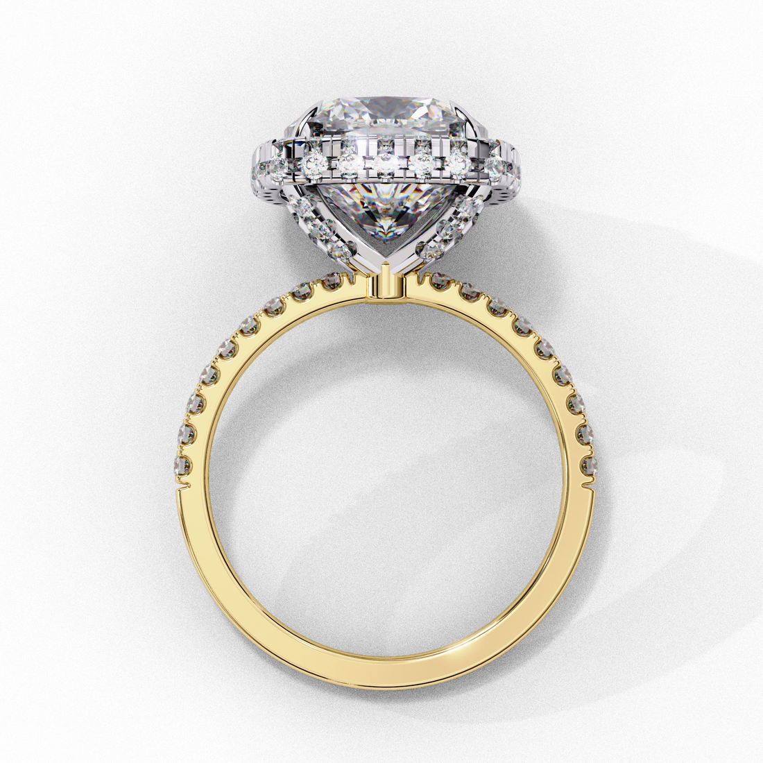 Simplistic Choice Cushion Diamond Ring
