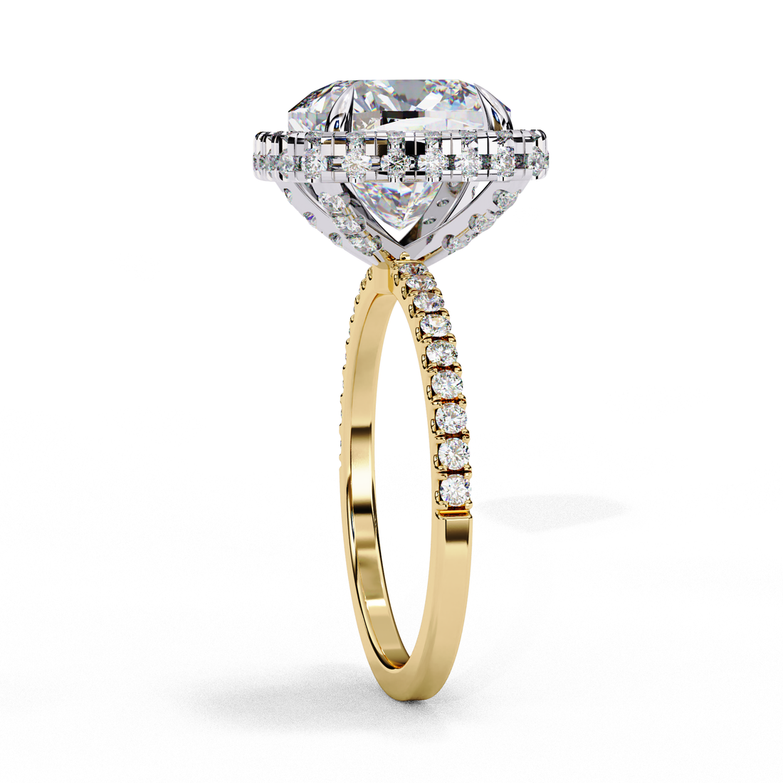 Simplistic Choice Cushion Diamond Ring