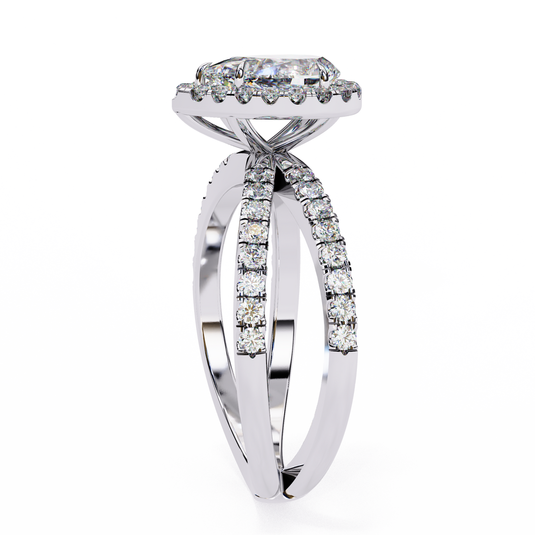 Graceful Choice Pear Diamond Ring