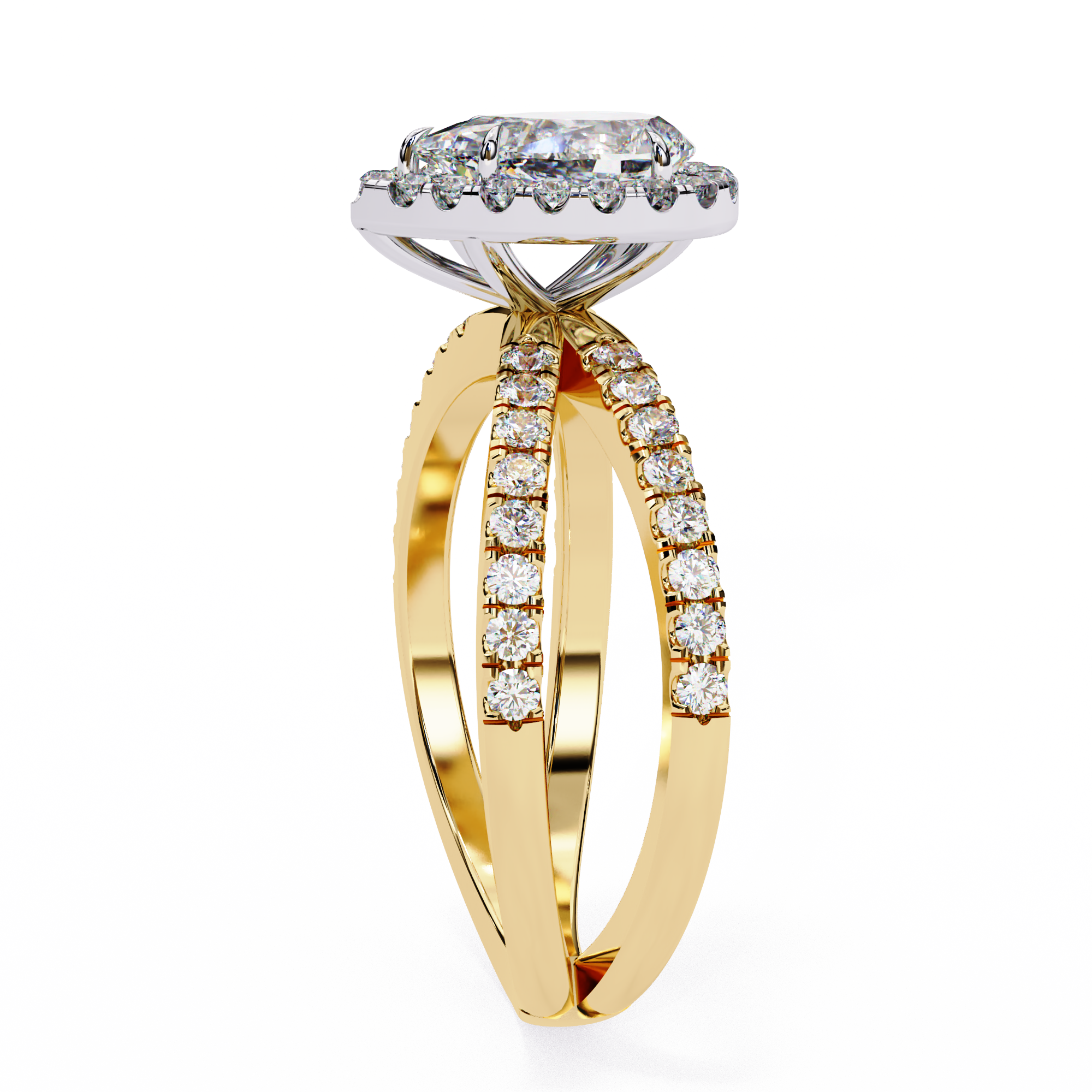Graceful Choice Pear Diamond Ring
