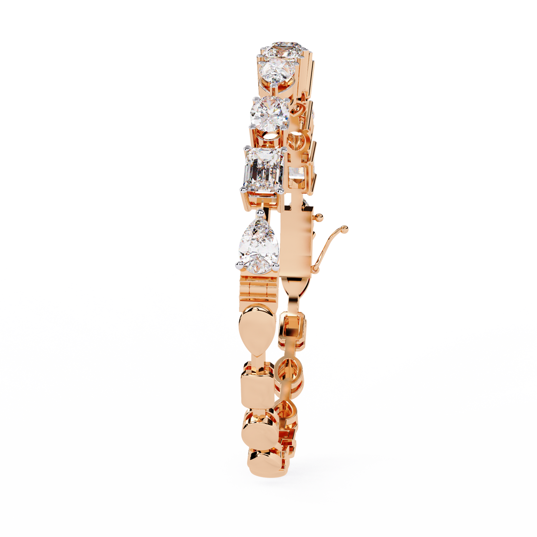 Multi Cut Lab Grown Diamond Bracelet