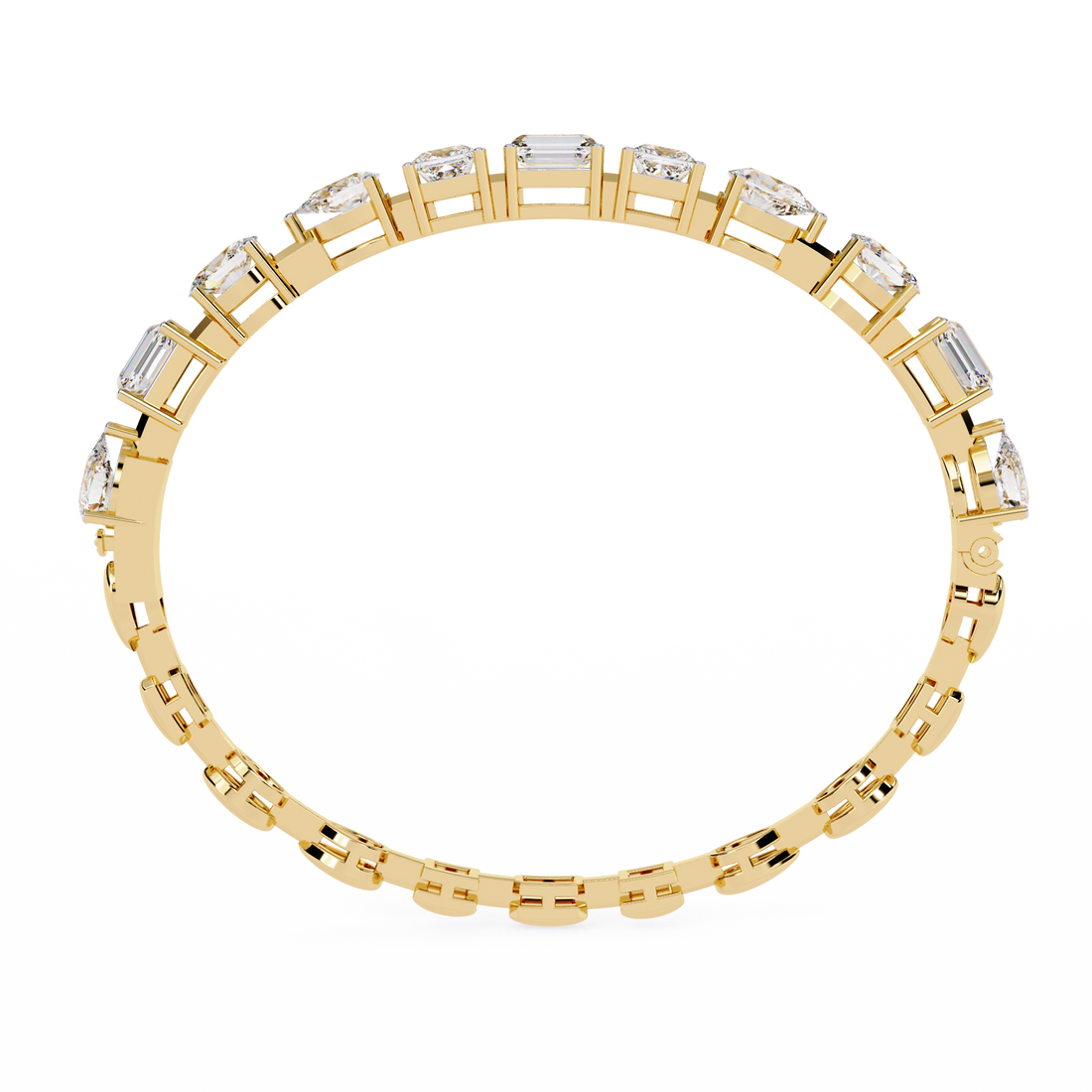Multi Cut Lab Grown Diamond Bracelet