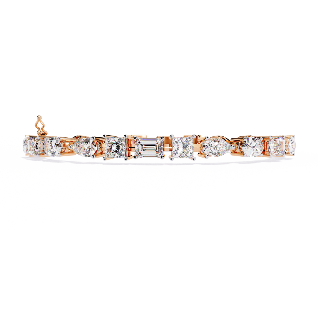 Multi Cut Lab Grown Diamond Bracelet