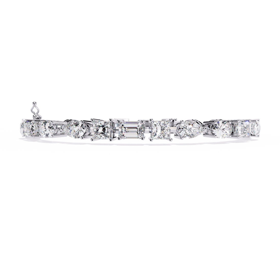 Multi Cut Lab Grown Diamond Bracelet