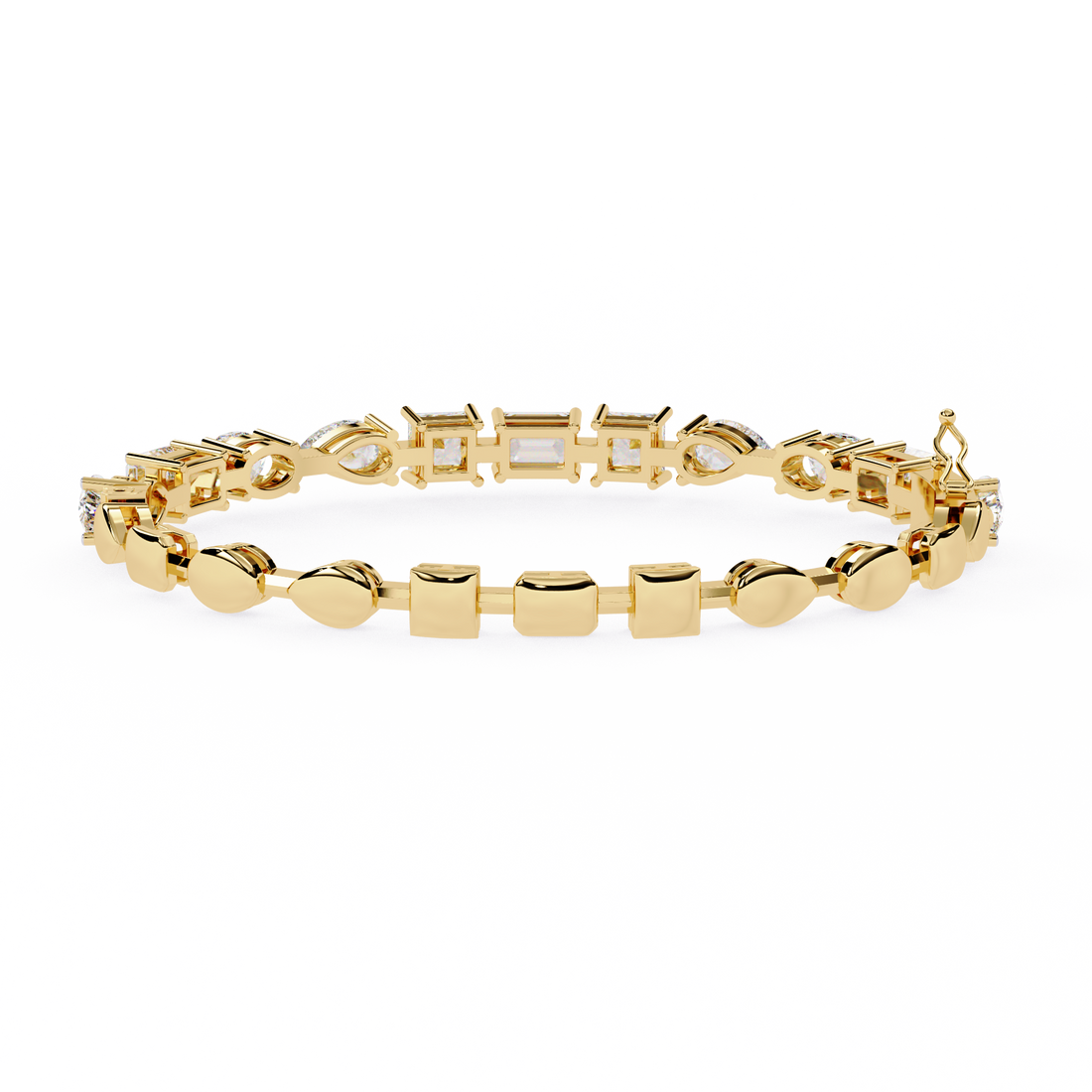 Multi Cut Lab Grown Diamond Bracelet