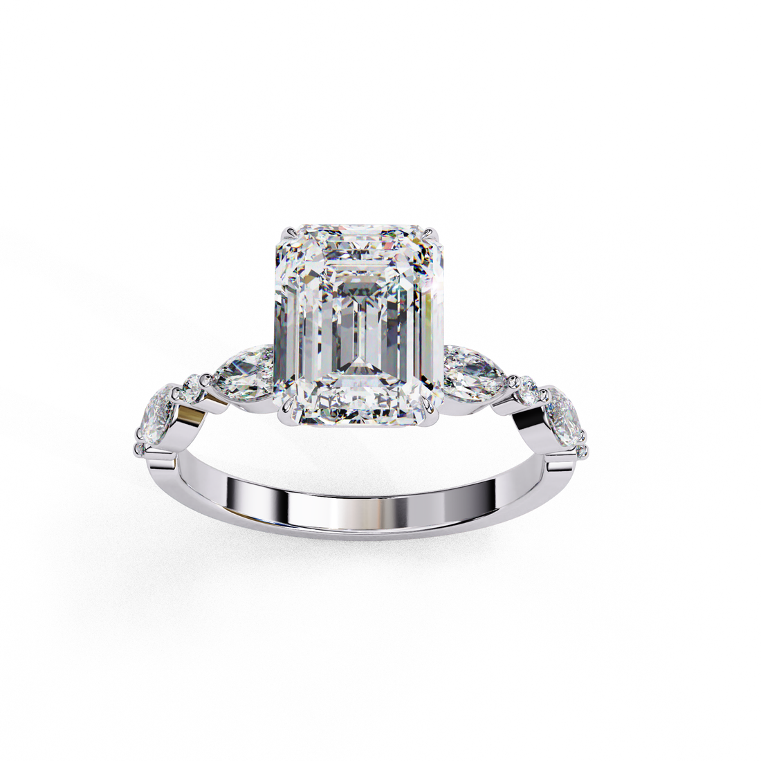Royal Prism Solitaire Ring