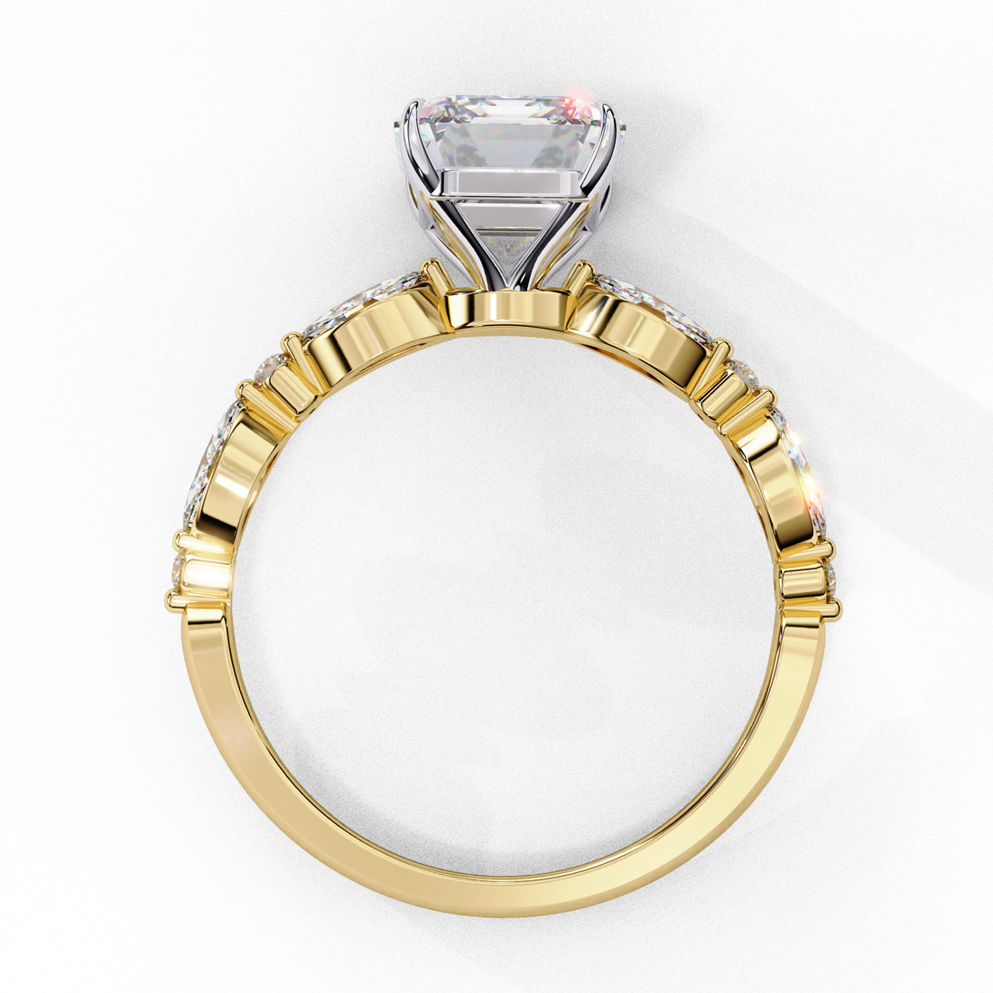 Royal Prism Solitaire Ring