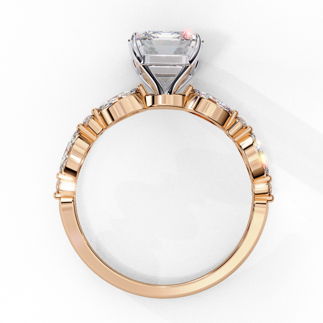 Royal Prism Solitaire Ring