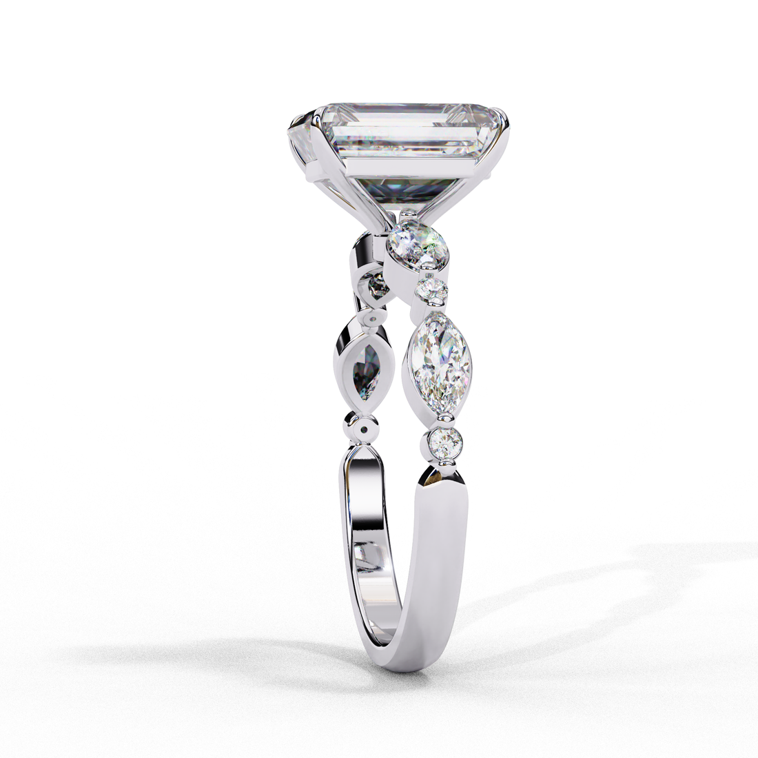 Royal Prism Solitaire Ring